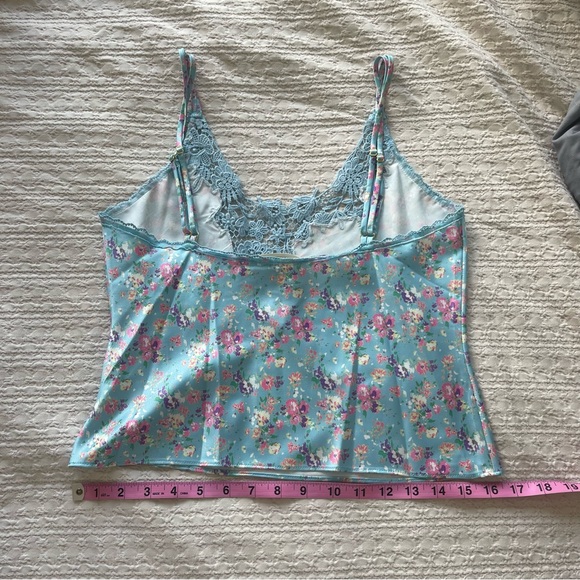 LOVESHACKFANCY Blue & Pink Floral Cami NWT - Picture 5 of 8